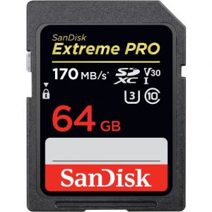 Sandisk Extreme Pro UHS-I SDXC SD 64GB 170 MB/s