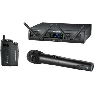 Audio-Technica ATW-1312 System 10 PRO Rack-Mount Digital UniPak/ Handheld Combo System (2.4 GHz)