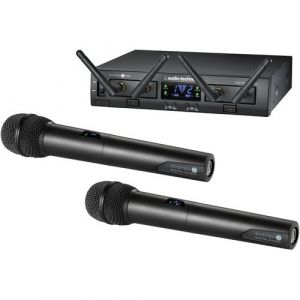 Audio-Technica ATW-1322 System 10 PRO Dual-Channel Digital Wireless Handheld Microphone System (2.4 GHz)