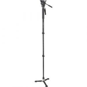 LIBEC (HFMP) HANDS-FREE MONOPOD KIT WITH TH-X PAN-AND-TILT VIDEO HEAD AND BOWL CLAMP