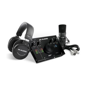 M-Audio Air 192 | 4 Vocal Studio Pro Pack with, Mic, Headphones