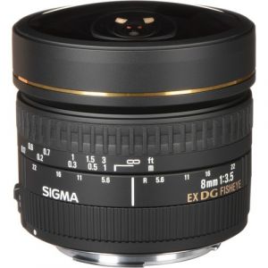 Sigma 8mm f/3.5 EX DG Circular Fisheye Lens for Canon EF