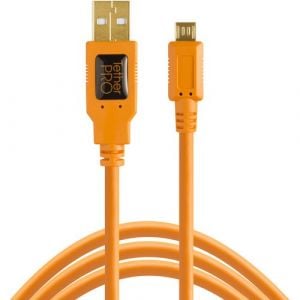 Tether Tools TetherPro USB 2.0 A Male to Micro-B 5-pin 15' (4.6m)