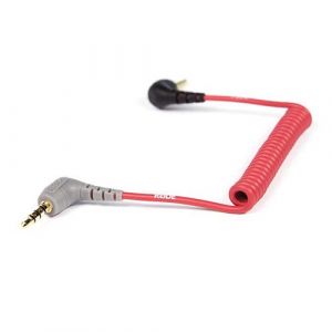 Rode SC7 3.5mm TRS to 3.5mm TRRS Coiled Adapter Cable for Smartphone