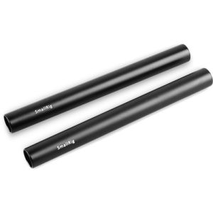 SmallRig 2pcs 15mm Black Aluminum Alloy Rod(M12-20cm) 8inch