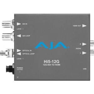 AJA 12G-SDI to HDMI 2.0 Conversion with STFiber Receiver