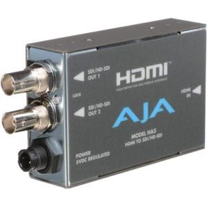 AJA HDMI to SD/HD-SDI Video and Audio Converter