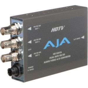 AJA HD10AVA HD/SD Audio/Video, Analog/Digital Mini-Converter