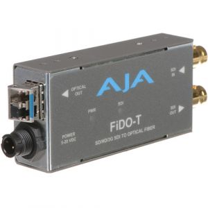 AJA FiDO Single-Channel 3G-SDI to LC Fiber Mini Converter