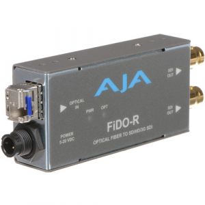 AJA FiDO Single-Channel LC Fiber to 3G-SDI Mini Converter