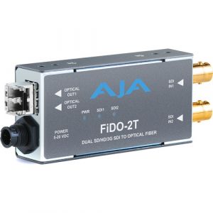 AJA 2-Channel 3G-SDI to Multi-Mode LC Fiber Transmitter