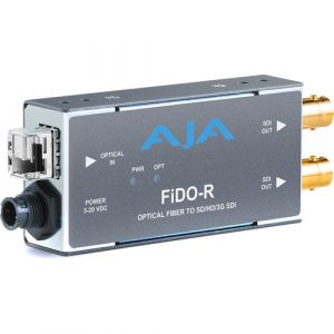 AJA 1-Channel Multi-Mode LC Fiber to 3G-SDI Receiver
