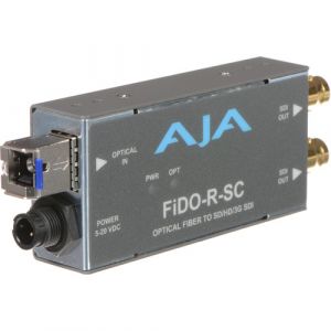 AJA FiDO Single-Channel SC Fiber to 3G-SDI Mini Converter