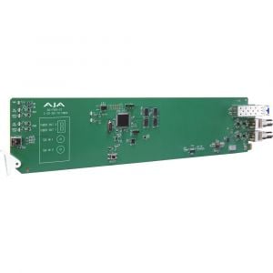 AJA 2-Channel 3G-SDI To Single Mode LC Fiber Transmitter With Dashboard Support