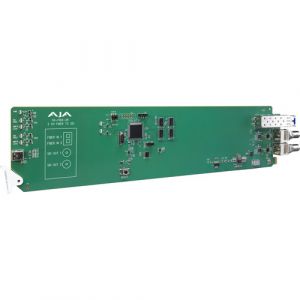 AJA 2-Channel Single Mode LC Fiber To 3G-SDI Receiver With Dashboard Support