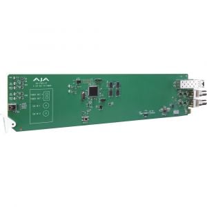 AJA 2-Channel 3G-SDI To Multi-Mode LC Fiber Transmitter With Dashboard Support