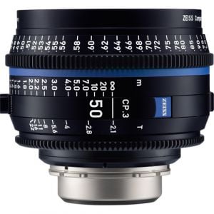 ZEISS CP.3 50mm T2.1 Compact Prime Lens (PL Mount, Feet)