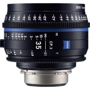 ZEISS CP.3 35mm T2.1 Compact Prime Lens (PL Mount, Feet)