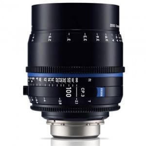 Zeiss CP.3 100mm T2.1 Compact Prime Lens (PL Mount, Meters)