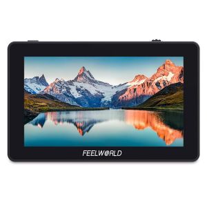 FEELWORLD F6 PLUS 5.5 Inch 3D LUT Touch Screen DSLR Camera Field Monitor IPS FHD1920x1080 Support 4K HDMI Input Output Tilt Arm Power Output