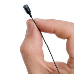 Sennheiser MKE 2 Gold Series Subminiature Omnidirectional Lavalier Microphone with Locking 3.5mm Connector & Accessories (Black)