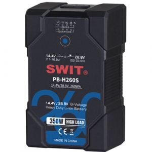 SWIT 260Wh 14.4/28.8 Bi-Voltage Li-Ion Battery with V-Lock