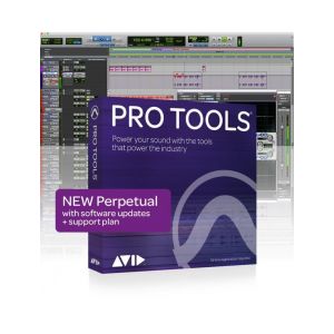 Pro Tools Perpetual License NEW With 1-Year Software Updates + Support Plan (Electronic)
