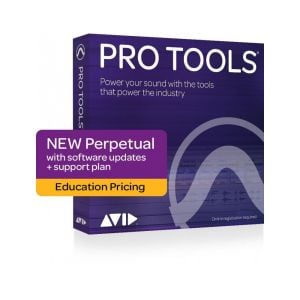 Pro Tools Perpetual License NEW With 1-Year Software Updates + Support Plan – Education Pricing