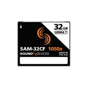 Sound Devices SAM-32CF 32GB UDMA-7 Compact Flash Card for Audio Recorders
