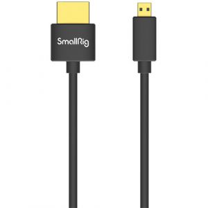 SMALLRIG ULTRA SLIM 4K Micro HDMI to Full HDMI CABLE (D TO A) 55CM 3043