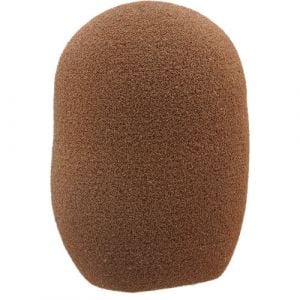 Shure RK229WS Foam Windscreen for Shure AMS26, SM63, and SM63L Microphones (Brown)