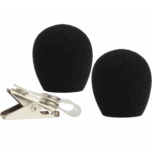 Shure RK318WS Headset Microphone Windscreen and Clothing Clip