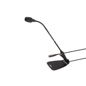 Shure CVG12DS-B/C 12” (30.5 cm) Gooseneck Microphone with Integrated Desktop Base and inline preamp