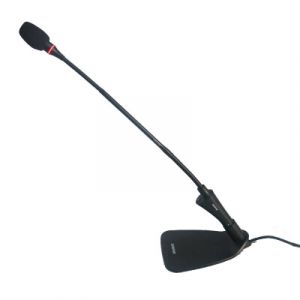Shure CVG18RS-B/C 18” (45.7 cm) Gooseneck Microphone with Integrated Desktop Base and inline preamp