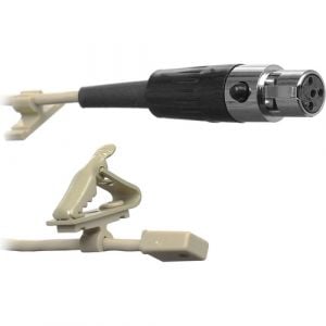 Shure WL93 Subminiature Omnidirectional Lavalier Microphone with 6' Cable and TA4F Connector (Tan)
