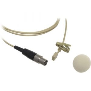 Shure WL93 Subminiature Omnidirectional Lavalier Microphone with 4' Cable and TA4F Connector (Tan)