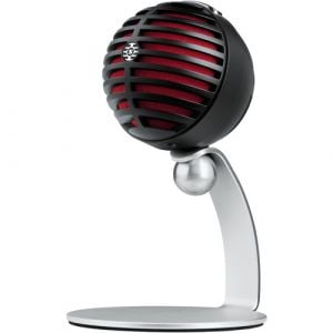 Shure MOTIV MV5 Cardioid USB/Lightning Microphone for Computers and iOS Devices (Old Packaging, Black/Read Foam)