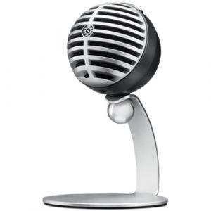 Shure MOTIV MV5 Cardioid USB/Lightning Microphone for Computers and iOS Devices (Old Packaging, Gray/Black Foam)