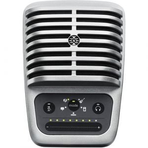 Shure MOTIV MV51 Large-Diaphragm Cardioid USB Microphone for Computers and iOS Devices (Old Packaging, Silver)