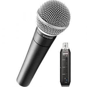Shure X2u XLR to USB Microphone Signal Adapter and SM58 Microphone Bundle