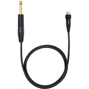 Shure WA305 1/4" Instrument to TA4F Cable for Shure Transmitters (3')