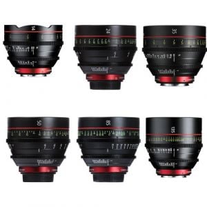 Canon EF CN-E Cinema Prime 6-Lens Kit (14, 24, 35, 50, 85, 135mm)