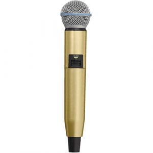 Shure WA723-GLD Color Handle for GLX-D SM58/BETA58A Microphone (Gold)