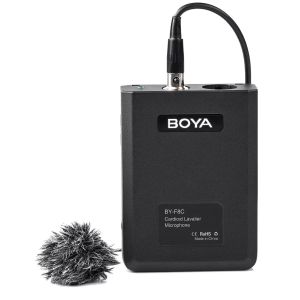 BOYA BY-F8C Professional Cardioid MINI XLR Lavalier Video/Instrument Microphone