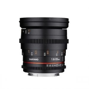 SAMYANG 20mm T1.9 VDSLR Lens For Canon EF Mount