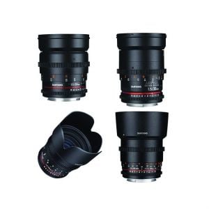 SAMYANG 24, 35, 50, 85mm VDSLR II Lens Kit For Sony E Mount