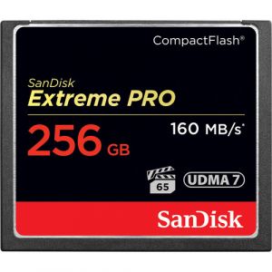 SanDisk 256GB Extreme Pro CompactFlash Memory Card (160MB/S)