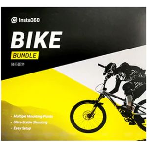 Insta360 Bike Bundle Selfie Stick+Handlebar Mount+Helmut Flat Adhesive Mount with Extention Pole+Chest Strap