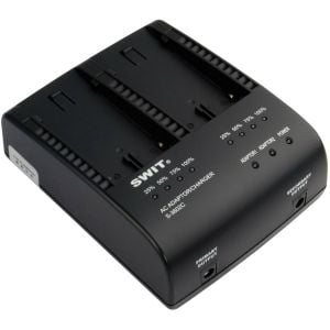 SWIT S-3602C Dual Charger/Adapter for Canon BP-945/970G Batteries