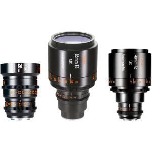 Vazen 28/40/65 1.8x Anamorphic Lens Bundle for RF Mount Cameras with Case